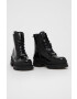 Steve Madden Боти дамски в черно с равна подметка - Pepit.bg