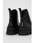 Steve Madden Боти дамски в черно с равна подметка - Pepit.bg