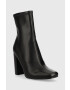 Steve Madden Боти Fulton в черно с висок ток - Pepit.bg