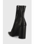 Steve Madden Боти Fulton в черно с висок ток - Pepit.bg