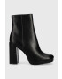 Steve Madden Боти Main в черно с висок ток - Pepit.bg