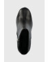 Steve Madden Боти Main в черно с висок ток - Pepit.bg