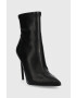 Steve Madden Боти Vanya в черно с ток стилето - Pepit.bg