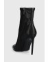 Steve Madden Боти Vanya в черно с ток стилето - Pepit.bg