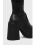Steve Madden Ботуши Clifftop в черно с висок ток - Pepit.bg