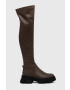 Steve Madden Ботуши Riveredge в кафяво с платформа - Pepit.bg