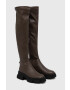 Steve Madden Ботуши Riveredge в кафяво с платформа - Pepit.bg
