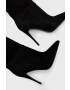 Steve Madden Ботуши Darian в черно с ток стилето - Pepit.bg