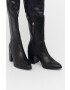 Steve Madden Ботуши Jacey дамски в черно с висок ток - Pepit.bg