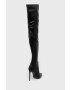 Steve Madden Ботуши Vava в черно с ток стилето - Pepit.bg