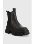 Steve Madden Кожени боти челси Cave в черно с платформа - Pepit.bg