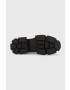 Steve Madden Кожени боти челси Cave в черно с платформа - Pepit.bg