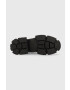 Steve Madden Кожени боти челси Tunnel в черно с платформа - Pepit.bg