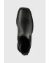 Steve Madden Кожени боти челси Parkway в черно с висок ток - Pepit.bg