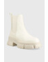Steve Madden Кожени боти челси Tunnel в бежово с платформа - Pepit.bg