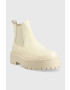 Steve Madden Кожени боти челси Veerly в бежово с платформа - Pepit.bg