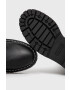 Steve Madden Кожени боти челси дамски в черно с платформа - Pepit.bg