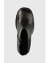 Steve Madden Кожени боти Cobra в черно с висок ток - Pepit.bg