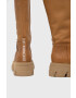 Steve Madden Кожени ботуши в кафяво с платформа - Pepit.bg