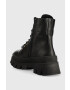 Steve Madden Кожени кубинки Frederique в черно с платформа - Pepit.bg