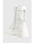 Steve Madden Кожени кубинки Fezza в бяло с равна подметка с лека изолация - Pepit.bg