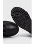 Steve Madden Кожени кубинки дамски в черно с платформа - Pepit.bg