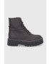 Steve Madden Кожени кубинки дамски в кафяво с платформа - Pepit.bg