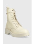 Steve Madden Кожени кубинки Tornado в бежово с платформа - Pepit.bg