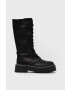 Steve Madden Кожени кубинки Vroom в черно с платформа - Pepit.bg