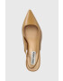 Steve Madden Кожени обувки с висок ток Lustrous в кафяво с отворена пета SM11002088 - Pepit.bg