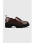 Steve Madden Мокасини Marleigh в бордо с платформа - Pepit.bg