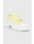 Steve Madden Ниски кецове Mt Fuji дамски в жълто - Pepit.bg