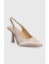 Steve Madden Обувки с висок ток Lustrous в бежово с отворена пета SM11002088 - Pepit.bg