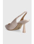 Steve Madden Обувки с висок ток Lustrous в бежово с отворена пета SM11002088 - Pepit.bg