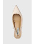 Steve Madden Обувки с висок ток Lustrous в бежово с отворена пета SM11002088 - Pepit.bg