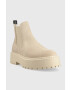 Steve Madden Велурени боти челси Veerly в бежово с платформа - Pepit.bg