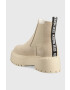 Steve Madden Велурени боти челси Veerly в бежово с платформа - Pepit.bg