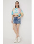 Superdry Дънкова пола къс модел със стандартна кройка - Pepit.bg