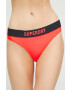 Superdry Долнище на бански в оранжево - Pepit.bg