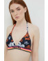 Superdry Горнище на бански в оранжево с леко подплатена чашка - Pepit.bg