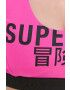 Superdry Горнище на бански в розово с мека чашка - Pepit.bg