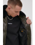 Superdry Koжено яке в зелено със зимна изолация - Pepit.bg