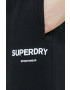 Superdry Памучен спортен панталон в черно с принт - Pepit.bg