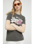 Superdry Памучна тениска в сиво - Pepit.bg