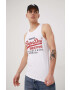 Superdry Памучна тениска в бяло - Pepit.bg