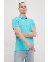 Superdry Памучна тениска с яка - Pepit.bg