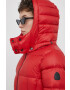 Superdry Пухено яке в червено със зимна изолация - Pepit.bg