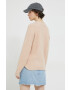 Superdry Пуловер с вълна дамски в розово - Pepit.bg