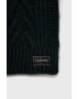 Superdry Шал дамски в зелено с изчистен дизайн - Pepit.bg