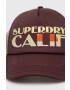Superdry Шапка с козирка в кафяво с десен - Pepit.bg